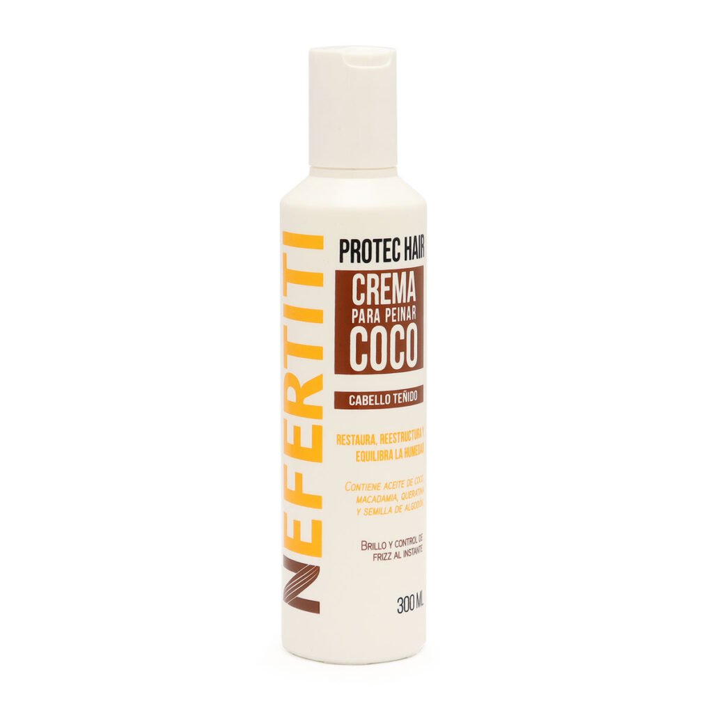 Crema para Peinar Cabello Teñido Coco Nefertiti 300 ml