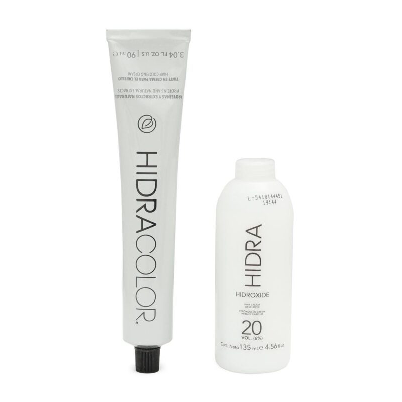 Tinte para Cabello Hidracolor 90 ml + Peróxido 20 Vol. 135 ml