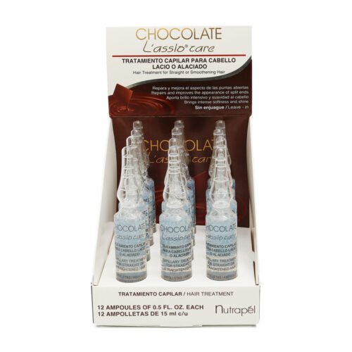 Ampolletas para Cabello Lacio Nutrapel Lassio Care 12 pz de 15 ml c/u