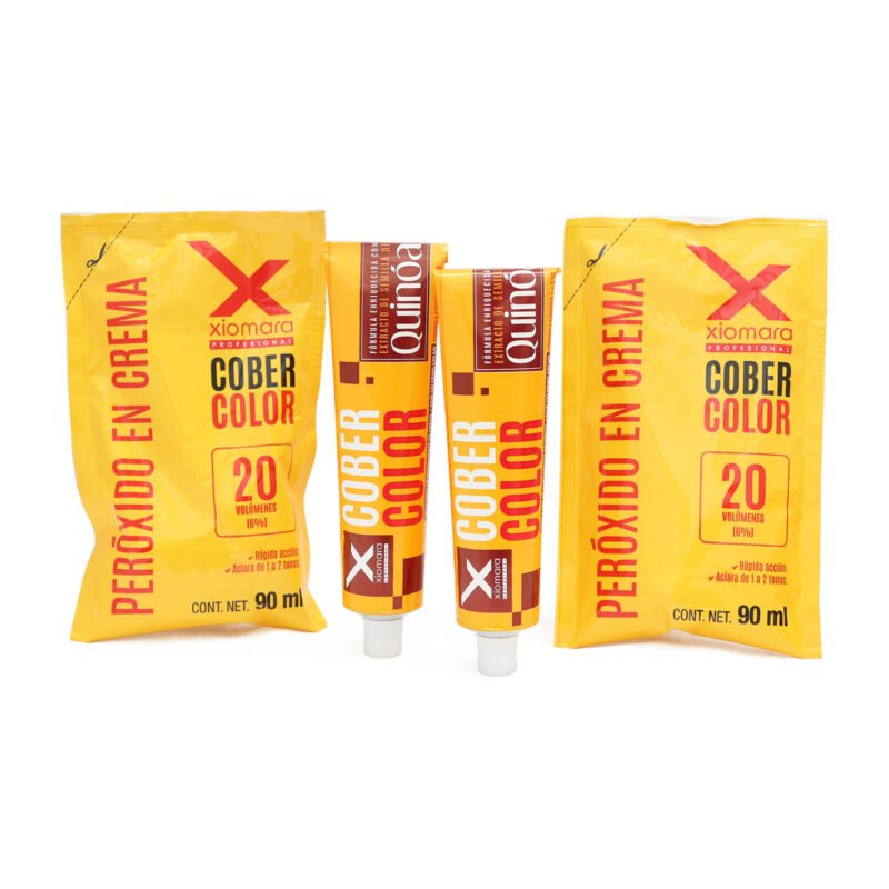 Tinte para Cabello Xiomara Cober Color 2 tubos de 60 g