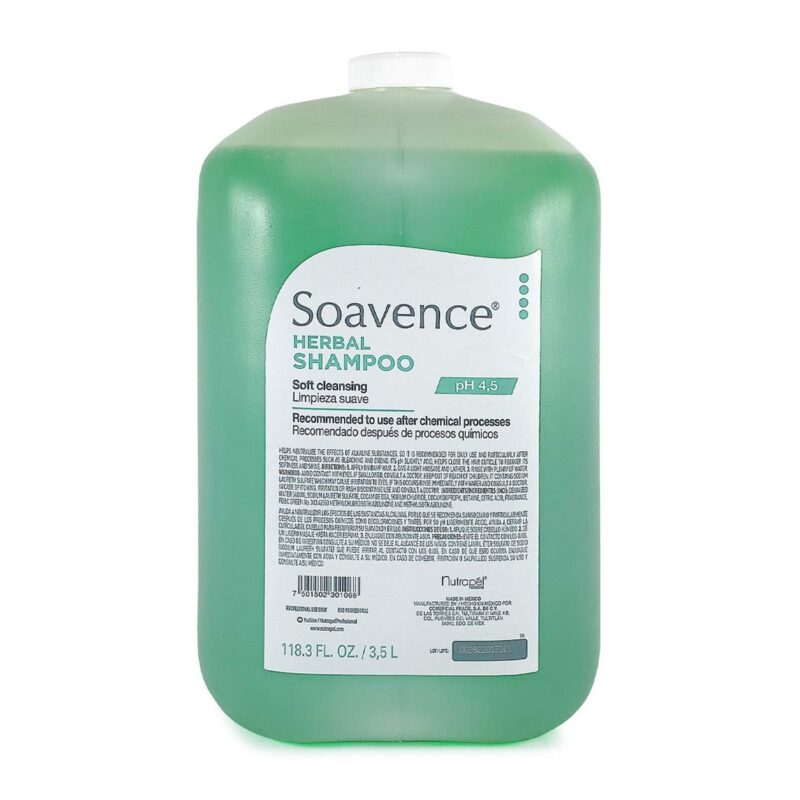 Shampoo Capilar Fragancia Herbal Ph 4.5 Nutrapel Soavence Galon 3.5 L