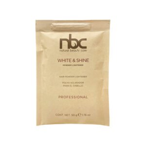 Decolorante para Cabello en Sobre aclarador nbc white & shine 50 gr