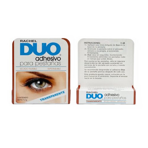 Adhesivo para Pestañas Transparente Rachel Duo 7.2 gr