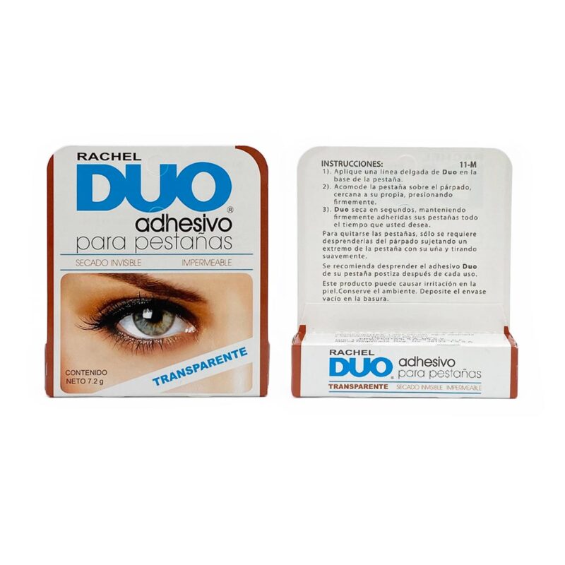 Adhesivo para Pestañas Transparente Rachel Duo 7.2 gr