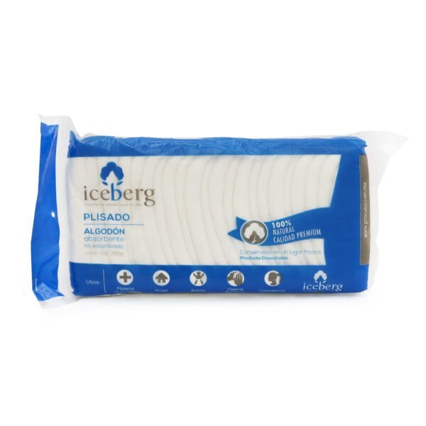 Algodón Plisado Absorbente Iceberg 200 g