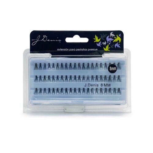 Extensión de Pestañas Premium J. Denis 8 mm 60 pz