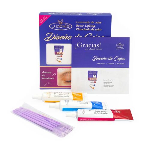 Planchado de Cejas Diseño con Queratina J. Denis