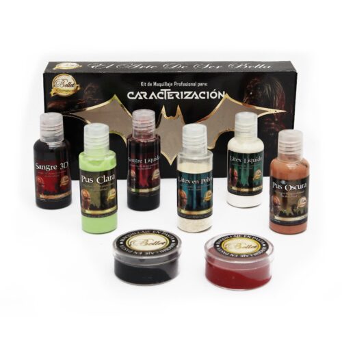 Maquillaje Facial Profesional Caracterización Cosméticos Bellet