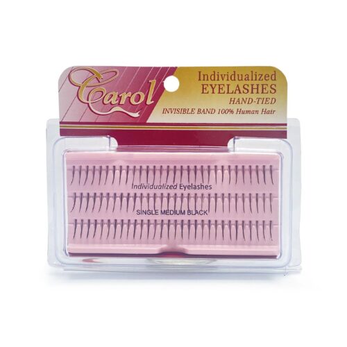 Extensiones de Pestañas Postizas 1X1 Single Medium Carol 60 pz