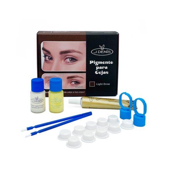 Kit Pigmento para Cejas Light Brown J. Denis