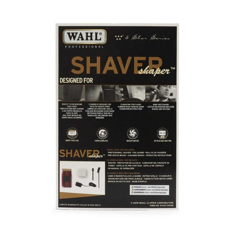 Rasuradora para Barba Shaver Shaper Wahl