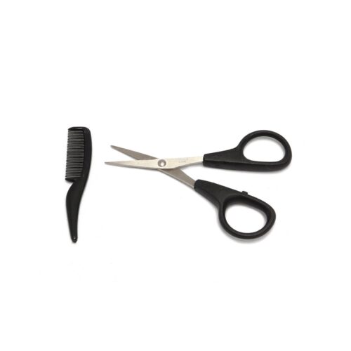 Tijera para Barba o Bigote con Peine Peniel Cosmetics 2 pz