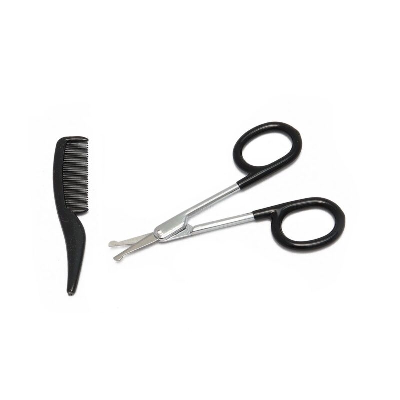 Tijera Bigotera con Cepillo Célavi Comb Set 2 pz - Imagen 2