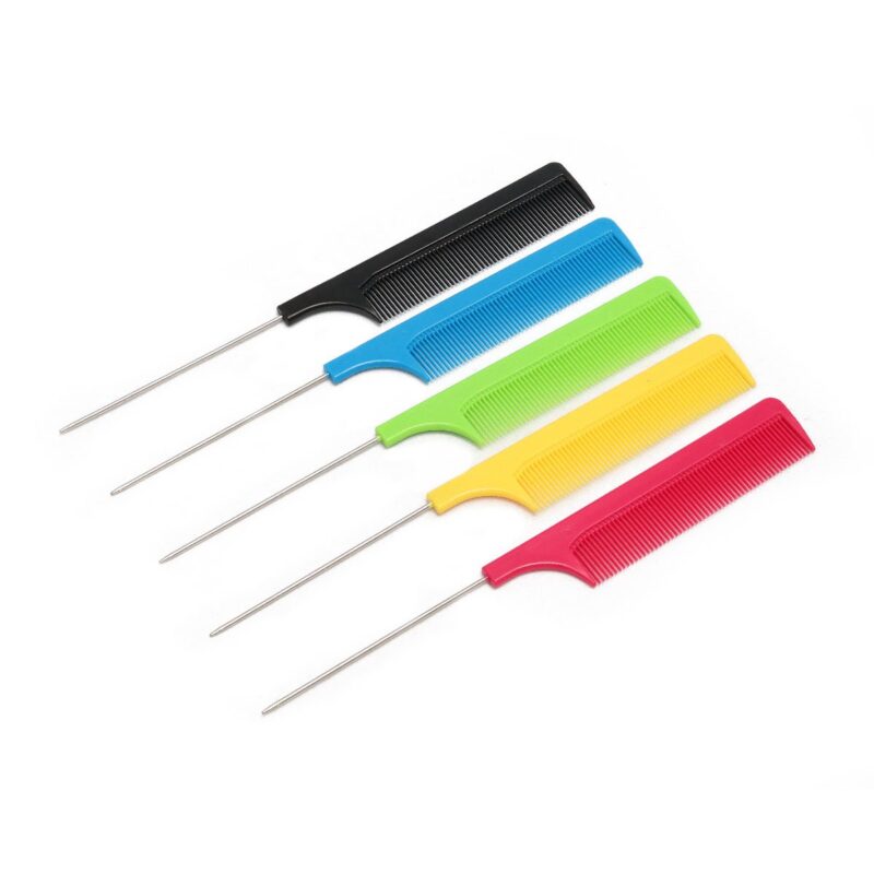 Peine para Cabello de Cola Fina de Metal Profesional