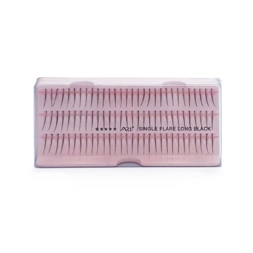 Pestañas Postizas 1x1 Single Flare Long Black Ari 60 pz