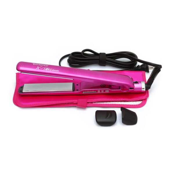 Plancha para Cabello Alaciadora X-Titanium Rosa Timco - Imagen 2