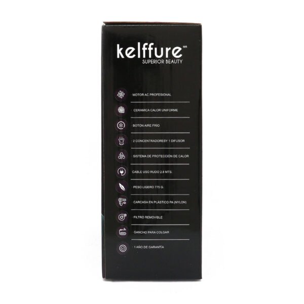 Secadora de Cabello Profesional Kelffure Beauty