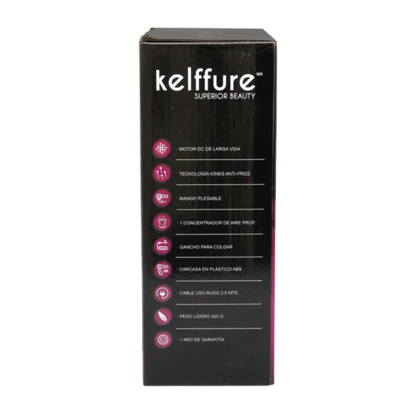 Secadora de Cabello Uso Diario Kelffure Beauty