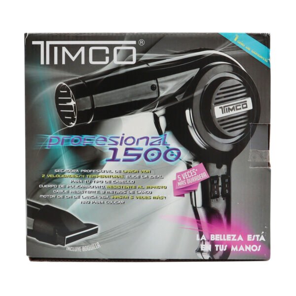 Secadora de Cabello Profesional 1500 Timco - Imagen 2