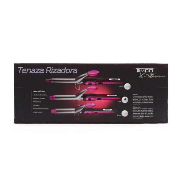 Tenaza para Cabello Rizadora X-Titanium 25 mm Timco