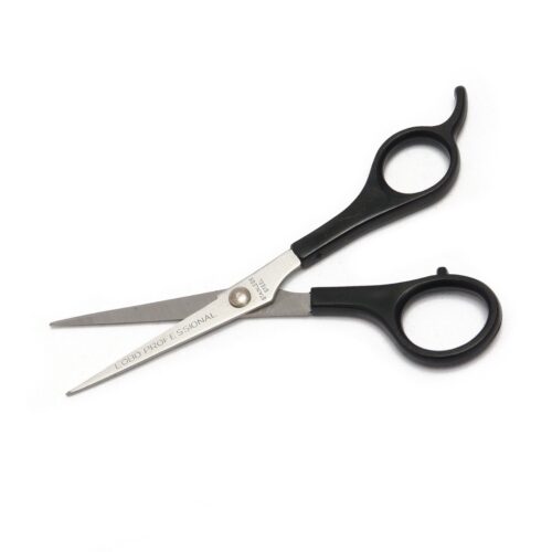 Tijera para Cortar Cabello Sencilla Negra Lobo