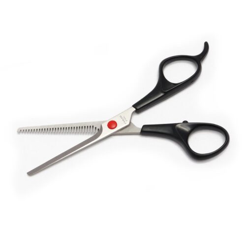 Tijera de Entresacar para Cabello Básica Negra Lobo