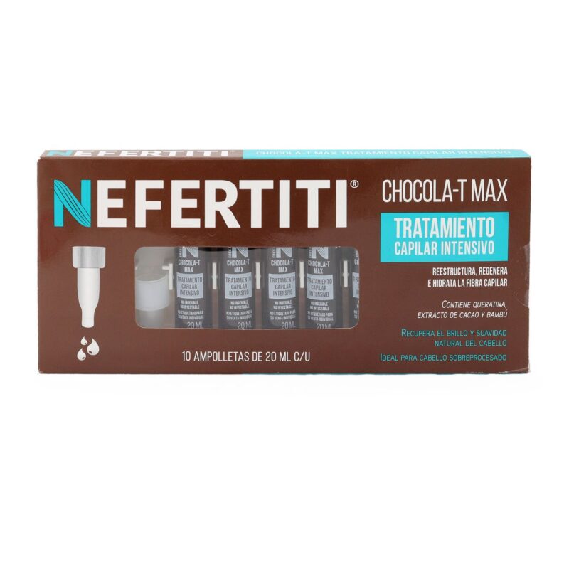 Ampolletas para Cabello Nefertiti Chocola-T Max 10 pz/20 ml