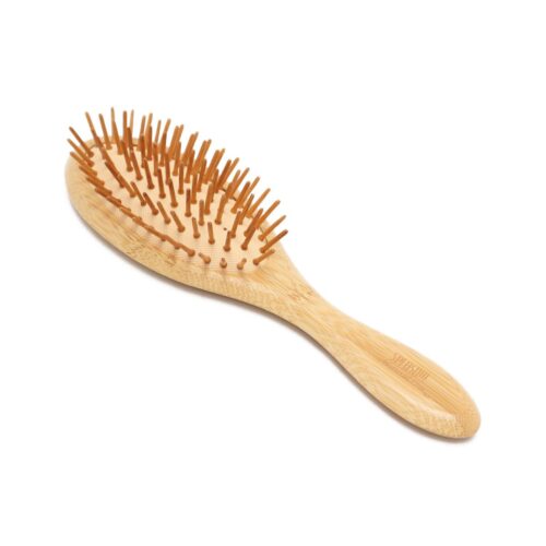 Cepillo para Cabello Madera de Bambú Ovalado Splash Natural Line
