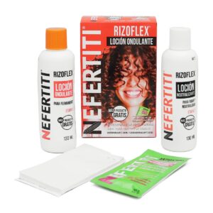Loción Ondulante para Rizos Nefertiti Rizoflex 4 pz