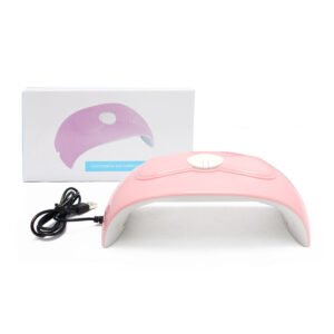 Lámpara para Uñas Led/Uv Profesional de Moño Rosa