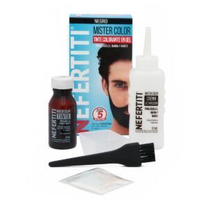 Tinte para Barba y Cabello en Gel Negro Nefertiti Mister Color 30 ml