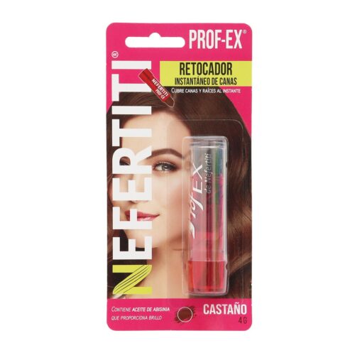 Retocador de Raíces y Canas Instantáneo Castaño Nefertiti Prof-Ex 4 g