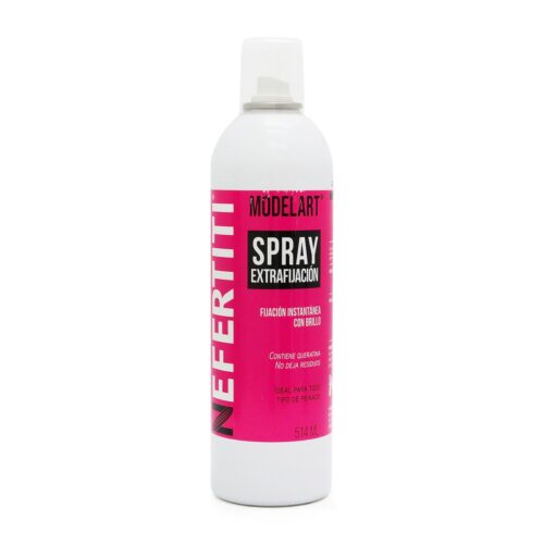 Spray para Cabello Extra Fijación Nefertiti Modelart 514 ml