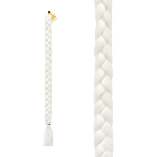 Trenza para Cabello Sintético Gruesa Blanca Ari