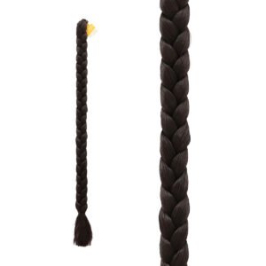 Trenza para Cabello Sintético Gruesa Castaño Obscuro Ari