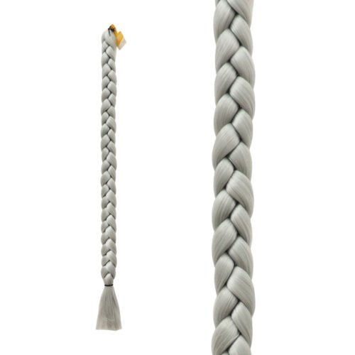 Trenza para Cabello Sintético Gruesa Gris Plata Ari