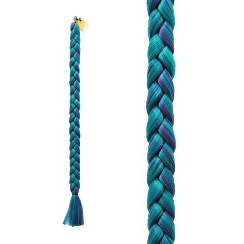 Trenza para Cabello Sintético Gruesa Turquesa/Morado Ari,