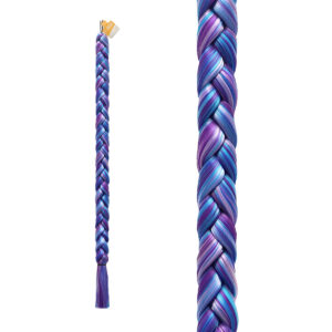 Trenza para Cabello Sintético Gruesa Lila/Morado/Pitufo Ari