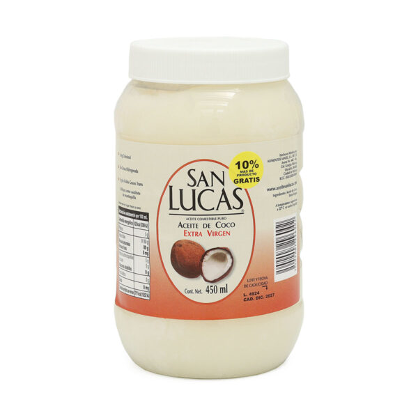 Aceite para Cabello de Coco Comestible San Lucas 450 ml