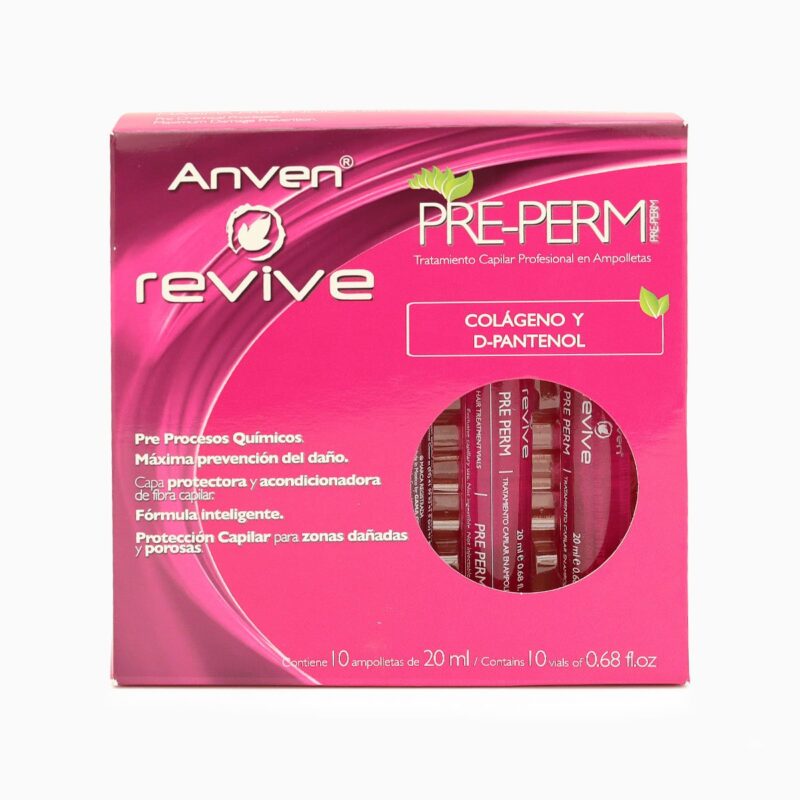 Ampolletas para Cabello Pre-Perm Anven 10 piezas