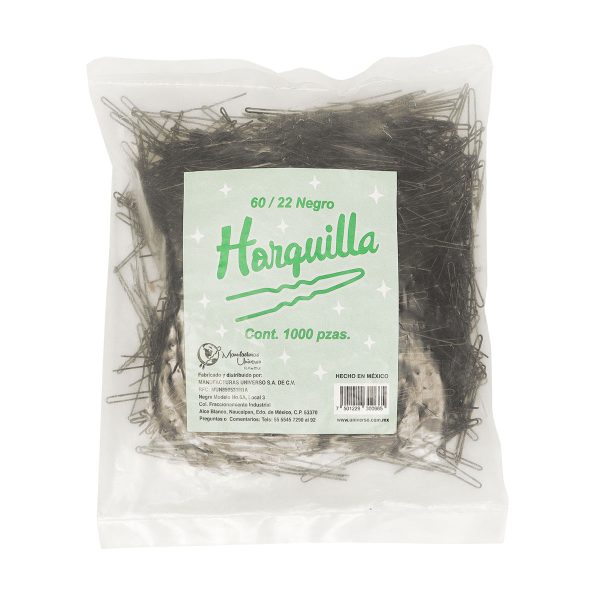 Horquilla para Cabello Negra Chico Manufacturas Universo 1000 pzas