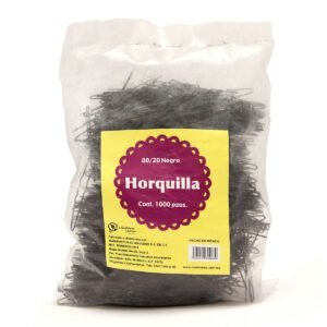 Horquilla para Cabello Negra Manufacturas Universo 1000 pzas