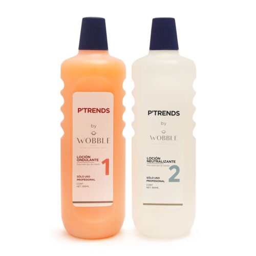 Loción Ondulante y Loción Neutralizante P'trends by Wobble 995 ml