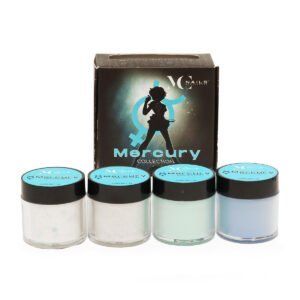 Acrílico para Uña Colección Mercury Mc Nails 4 pz