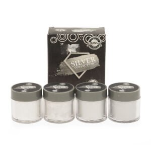 Acrílico para Uña Colección Silver Mc Nails 4 pz