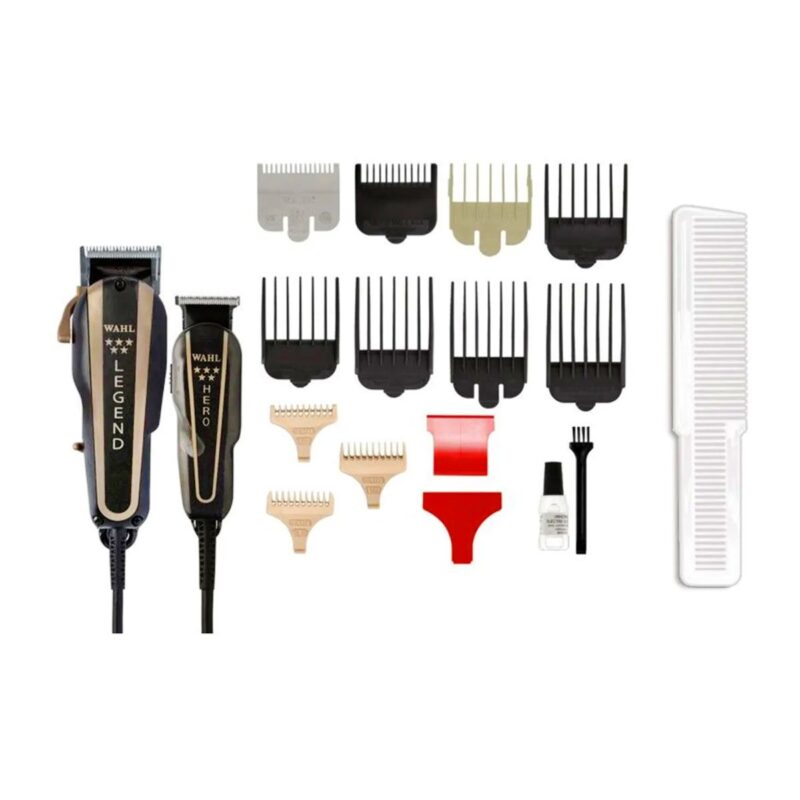 Maquina para Cortar Cabello C/Pulidora Barber Combo Wahl - Imagen 2