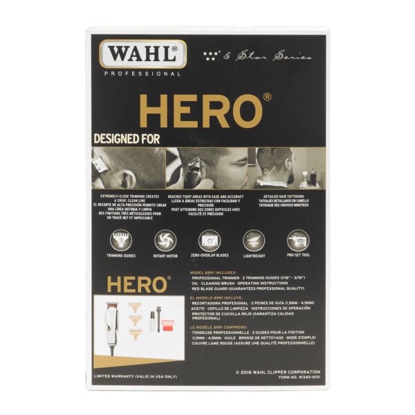 Maquina para Cortar Cabello Hero Wahl Professional