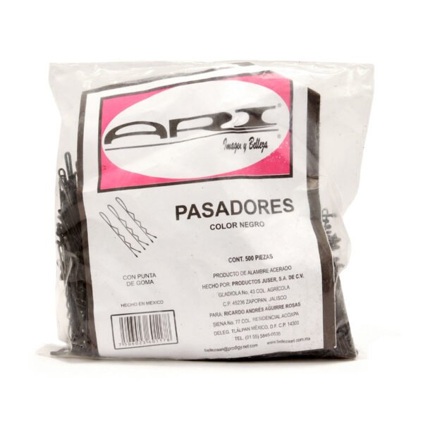 Pasadores para Cabello Negro Grande Ari 500 piezas