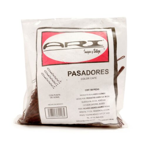 Pasadores para Cabello Café Grande Ari 500 piezas