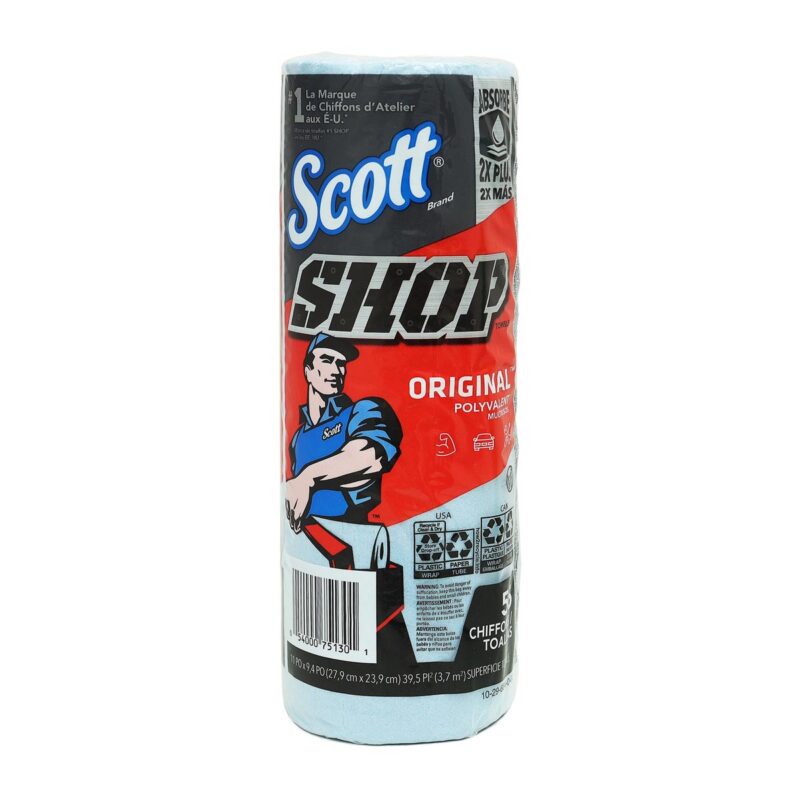 Servitoalla de Uñas Azul Scott Shop 1 Rollo de 55 Toallas